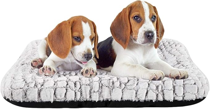 Coohom Deluxe Plush Dog Bed Pet Cushion Crate Mat