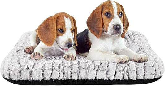 Coohom Deluxe Plush Dog Bed Pet Cushion Crate Mat