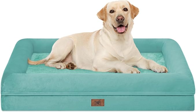 Orthopedic Washable Large Dog Bed: XLarge Dog Bed Bolster Waterproof