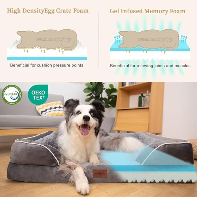 Cooling Dog Bed for Large Dogs
