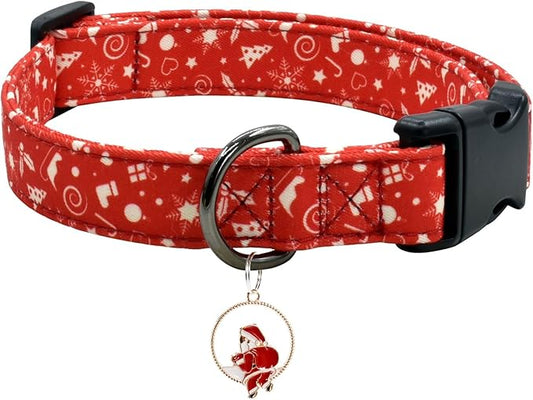 Christmas Dog Collar with Pendant
