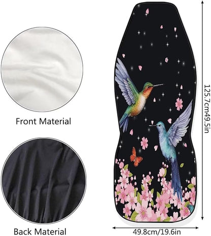 Hummingbird Seat Covers Auto Protective Accessories Gift