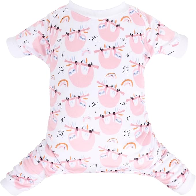 CuteBone Sloth Soft Puppy Pajamas Cute Dog Pjs P263M Medium