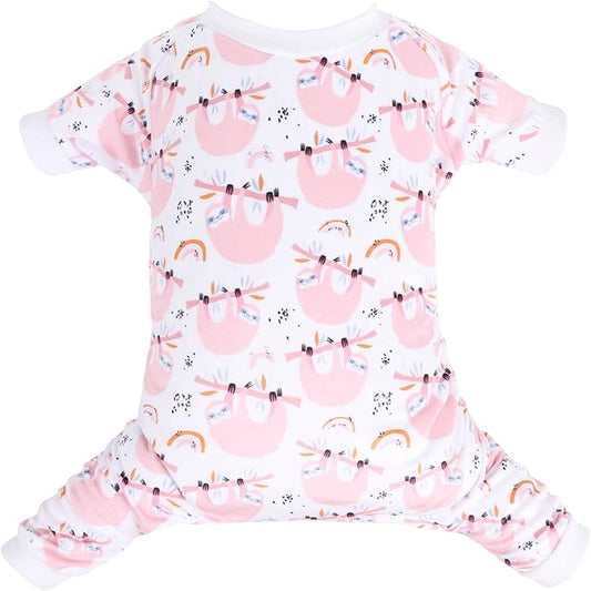 CuteBone Sloth Soft Puppy Pajamas Cute Dog Pjs P263L Large