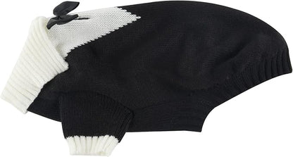 Dog Halloween Birthday Bow Tie Clothes Formal Dog Wedding Attire Sweater for Puppy Cat 9" Back