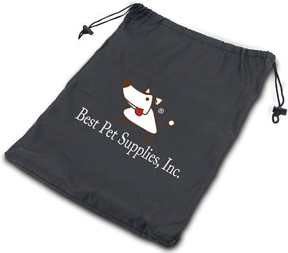 Best Pet Supplies Water Resistant Back Seat Cover for Dogs with Protective Pouch 58 * 54, CS210-GR