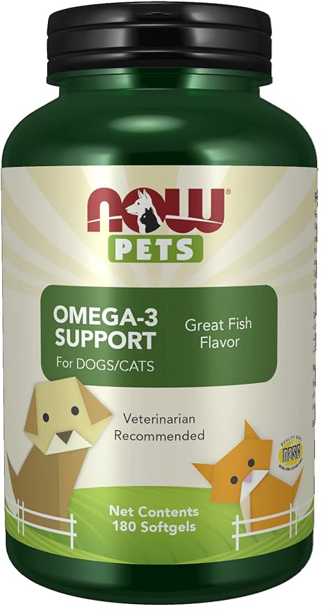 NOW Foods Pet Health 3 Supplement, 180 Softgels