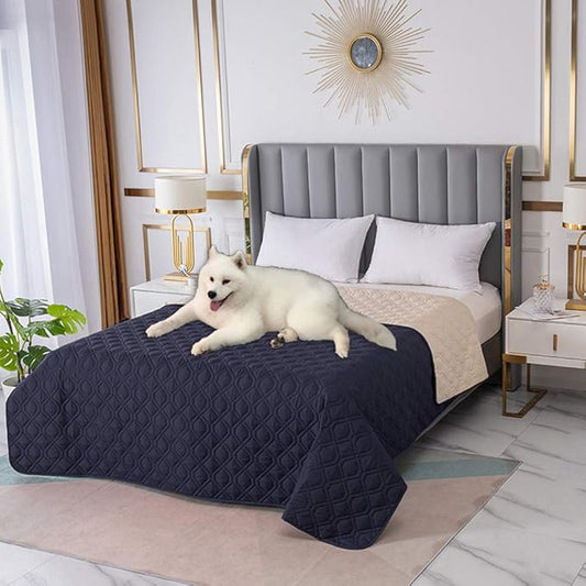 RBSC Home Waterproof Blanket Dog Bed Cover Non Slip Large Sofa Cover Incontinence Mattress Protectors for Pets Dog Cat (52x82