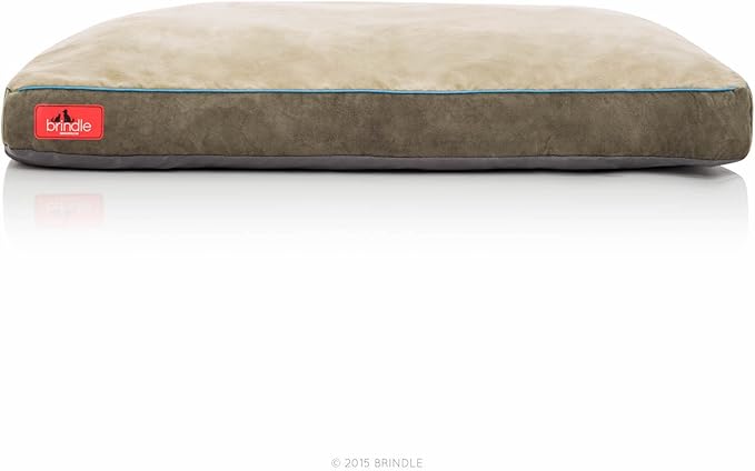 BRINDLE Khaki Shredded Memory Foam Pet Bed