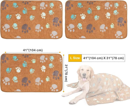 Dono 1 Pack 3 Dog Blankets for Small Dogs