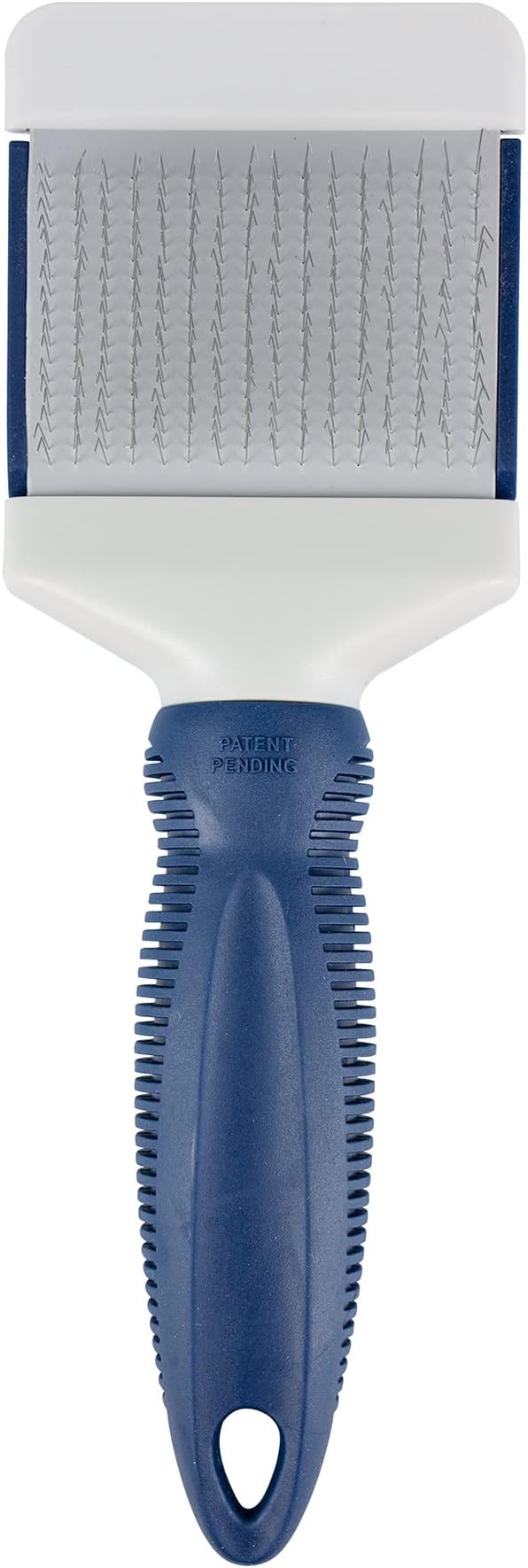 FurReal Cat Flexible Slicker Brush, Blue | Gentle Flex Head Loosens Mats & Removes Loose Fur | Massage and Brush Your Cat