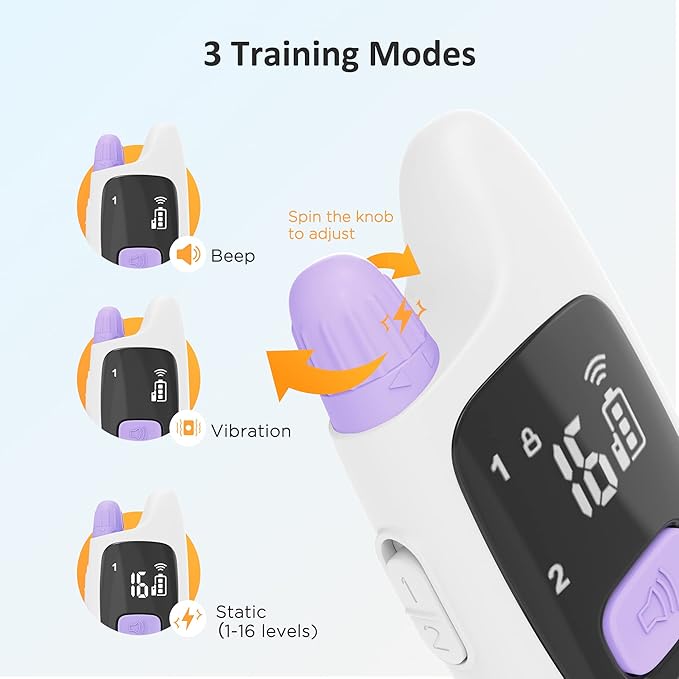 PATPET Dog Shock Collar with Remote 16 Static