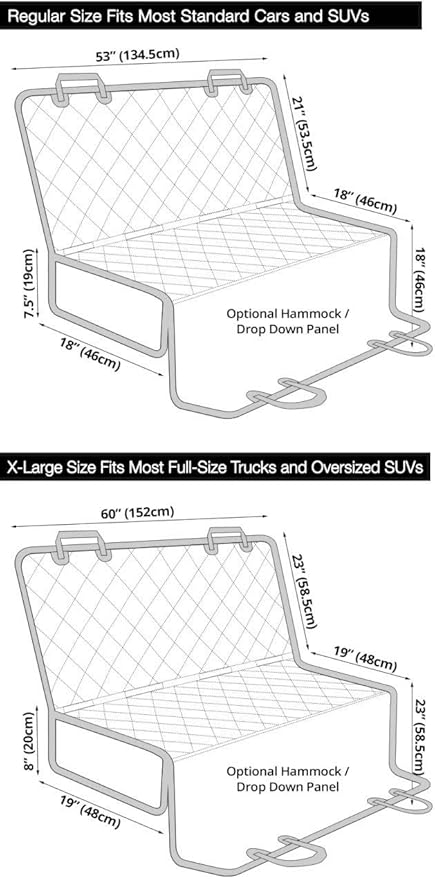 AFPANQZ Rainbow Tie Dye Car Seat Cover Pet