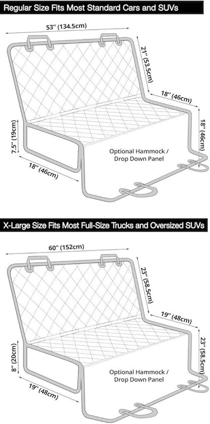 AFPANQZ Rainbow Tie Dye Car Seat Cover Pet