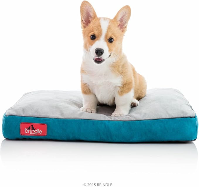 BRINDLE Teal Shredded Memory Foam Pet Bed