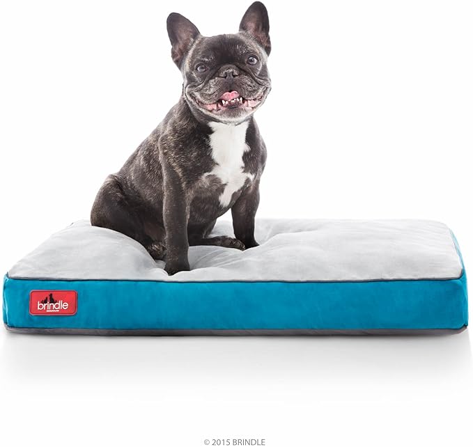 BRINDLE Teal Shredded Memory Foam Pet Bed