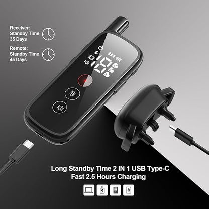 Dog Training Collar 2600FT Remote 3 Training