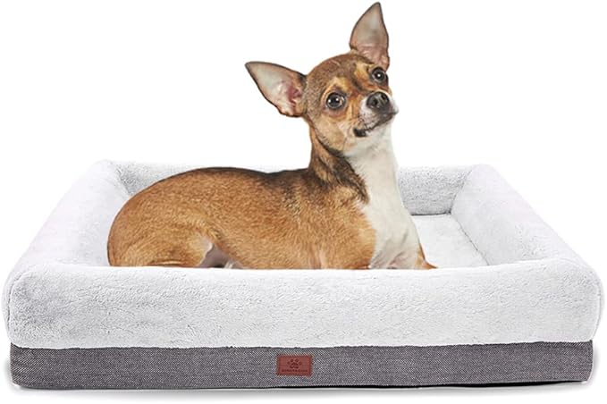 Orthopedic Dog Bed for Large Dogs 36 x 23 Inch,