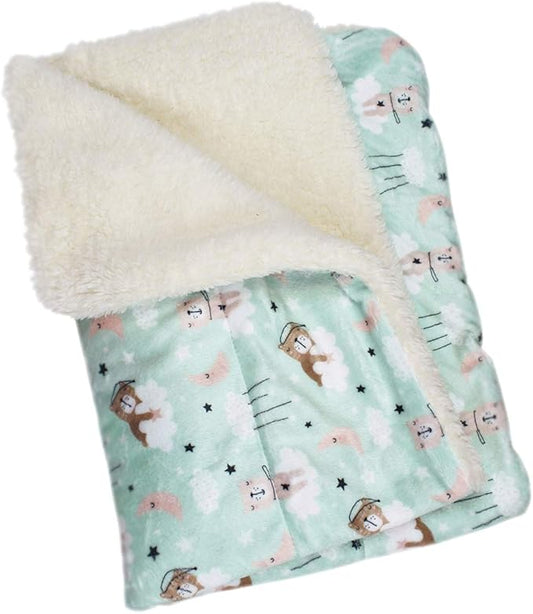 Klippo Dog/Puppy Luxurious Minky & Ultra-Plush Blanket ONE Size (Bedtime Bears)