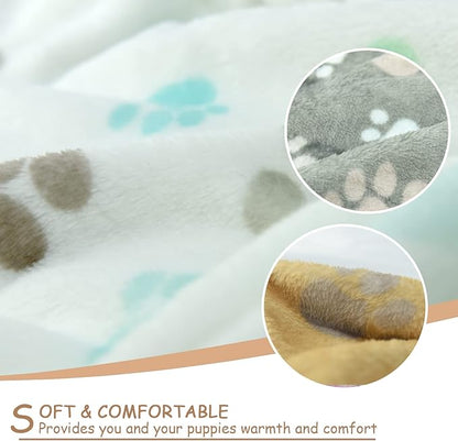 Dog Blankets for Medium Dogs 3 Pack 23" x 16" Small