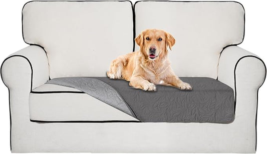 Easy-Going Waterproof Dog Bed Cover Reversible Leak Proof Pet Blanket Replacement Mat for Furniture Washable Couch Cover Sofa Cover for Dogs Cat(40x50 Inch