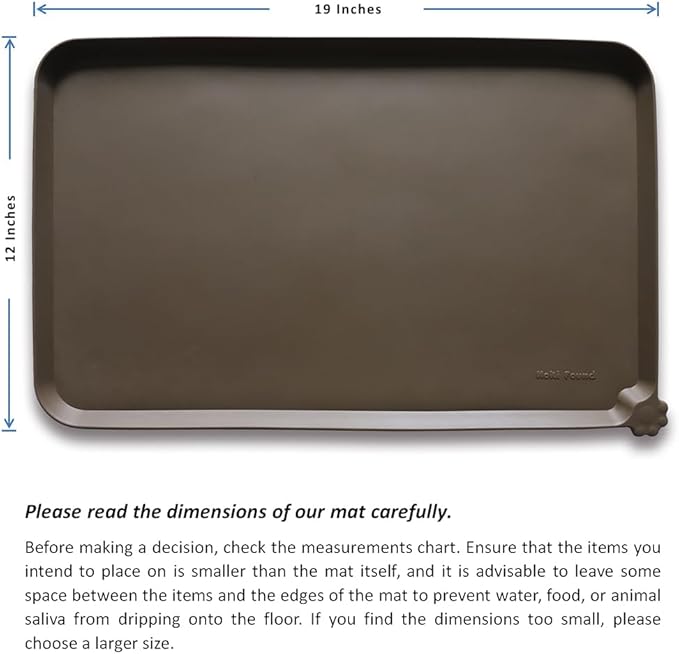 Hoki Found Silicone Pet Food Mats Tray