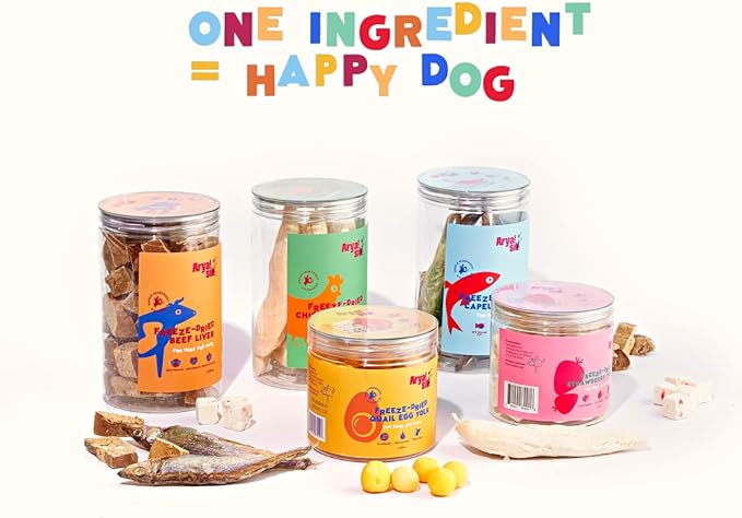 Freeze-Dried Single Ingredient Dog Treats (Baby Shrimp)