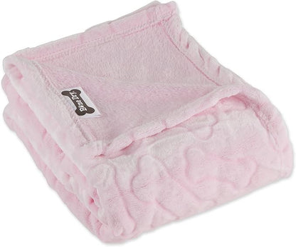Bone Dry Embossed Bone Print Pet Blanket 36x48"
