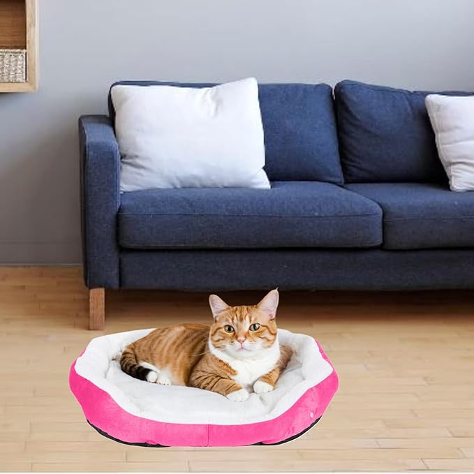 Barelove Round Dog Cat Beds Mattress Washable Pads Room