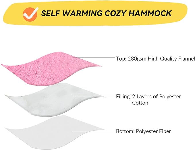 Patas Lague Cat and Dog Hammock Bed Small Dog Bed