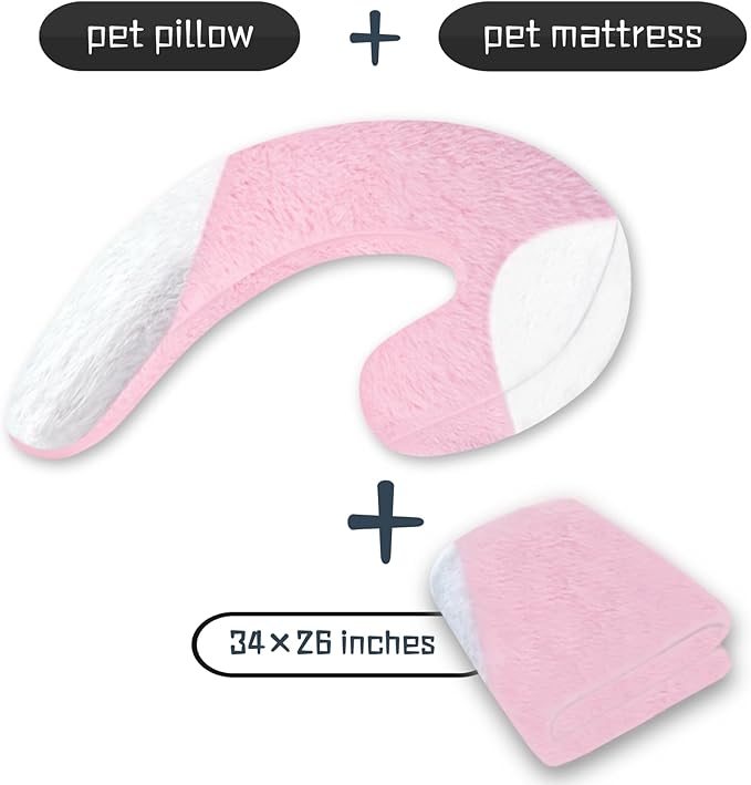 Dog Pillow Dog Bed Pet Pillow Mattress Set
