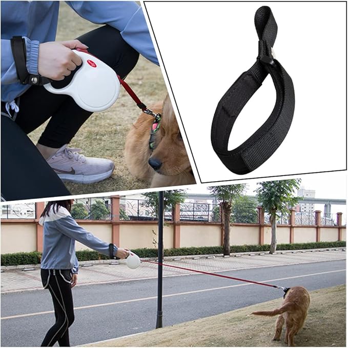 Dog Seat Belt Dog Wrist Safety Strap Retractable Hands Free Wrist Strap for Medium to Large Dogs