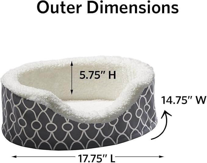MidWest Homes for Pets Orthoperdic Egg-Crate Nesting Pet Bed w/ Teflon Fabric Protector