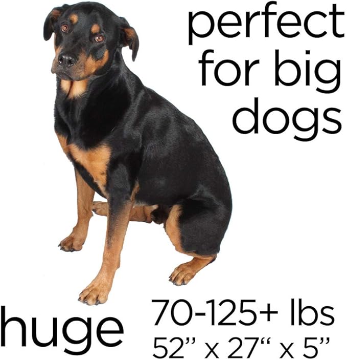 Molly Mutt Huge Dog Bed Cover 27”X 52”X 5’’ - 100% Cotton