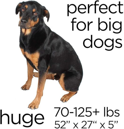 Molly Mutt Huge Dog Bed Cover 27”X 52”X 5’’ - 100% Cotton