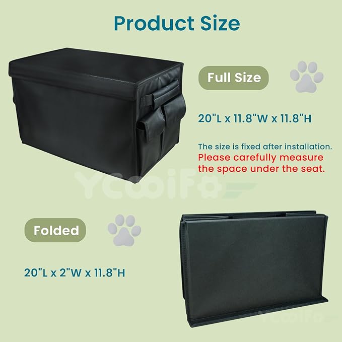 Car Back Seat Extender for Large Dogs 180lbs