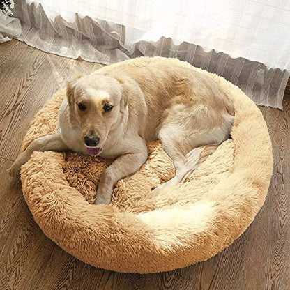 MFOX Calming Dog Bed (L/XL/XXL/XXXL) for Medium and 25/35/55/100lbs