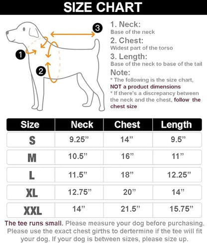 Cute Dog Clothes (S-(4~8lb), Chest~14",