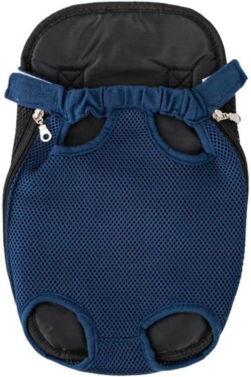 Leconpet Pet Carrier Backpack, Legs Out Adjustable Pet Front Cat Dog Carrier Backpack, Easy-Fit Dog Travel Backpack Carrier for Hiking Camping for Small Medium Puppies Cats (L, Navy Blue)