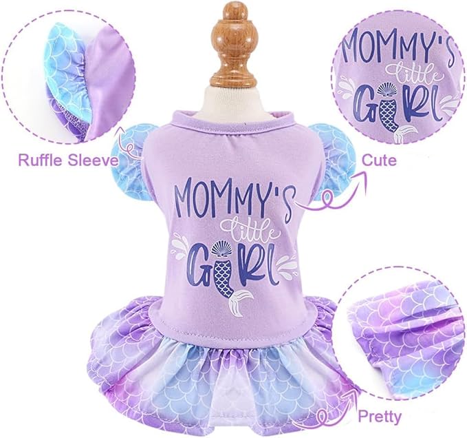 Yikeyo Dog Clothes Girl Dog Dress Small Dogs