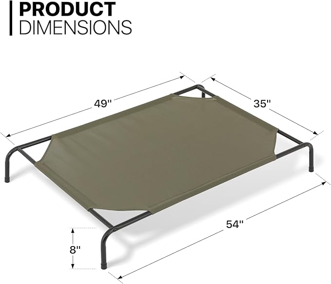 MoNiBloom Elevated Dog Bed for Large Dogs 54 Inches