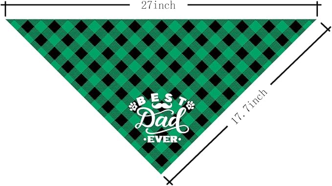 Best Dad Ever Dog Bandana (C7)
