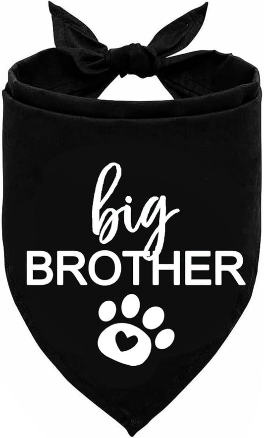 Big Brother Dog Bandana Pet Scarf Dog Pregnancy Announcement Bandana Pregnancy Reveal to Family Dog Bandana Pet Accessories for Dog Lovers Pregnancy Reveal Ideas