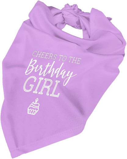 Birthday Girl Dog Bandana
