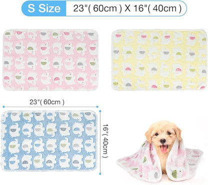 Pet Soft 1 Pack 3 Blankets Dog Blankets Small 3 Pack 3S)