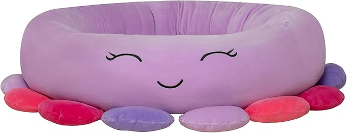 Squishmallows Original 36-Inch Beula The Octopus Pet Bed