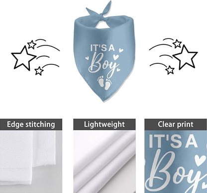 It's a Boy Gender Reveal Baby Announcement Dog