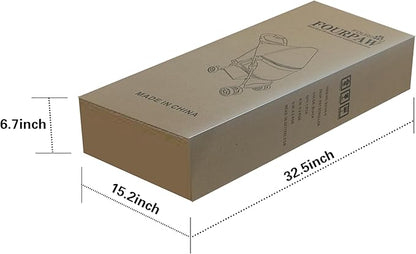 Full-Window pet Stroller 4 Wheels for Cats & Dogs