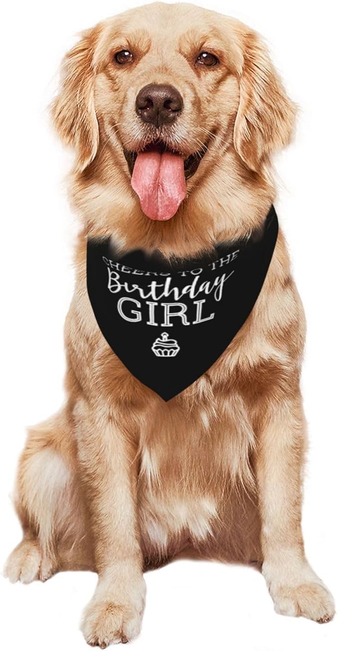 Birthday Girl Dog Bandana