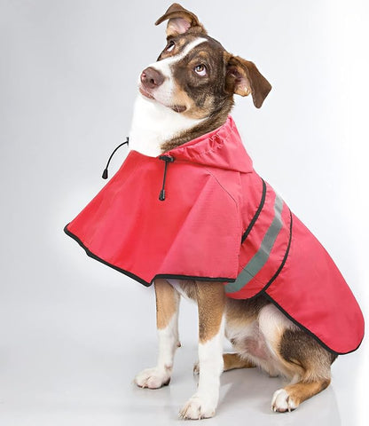 Candofly Dog Raincoat Hooded Poncho